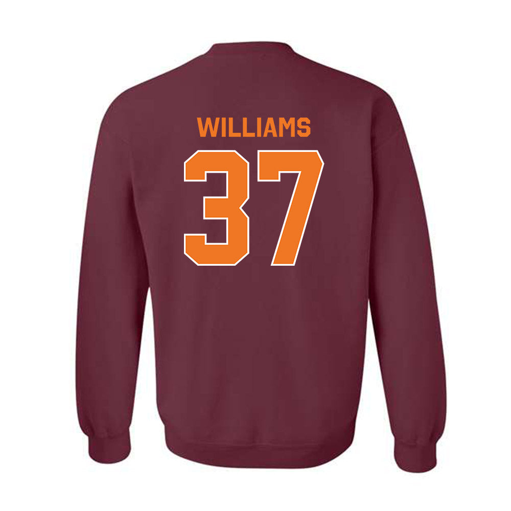 Virginia Tech - NCAA Football : Mylachi Williams - Classic Shersey Crewneck Sweatshirt-3