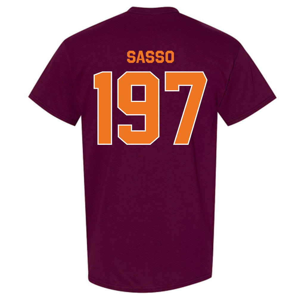 Virginia Tech - NCAA Wrestling : Sonny Sasso - Classic Shersey T-Shirt-1