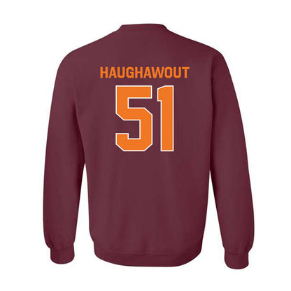 Virginia Tech - NCAA Football : Elijah Haughawout - Classic Shersey Crewneck Sweatshirt-3