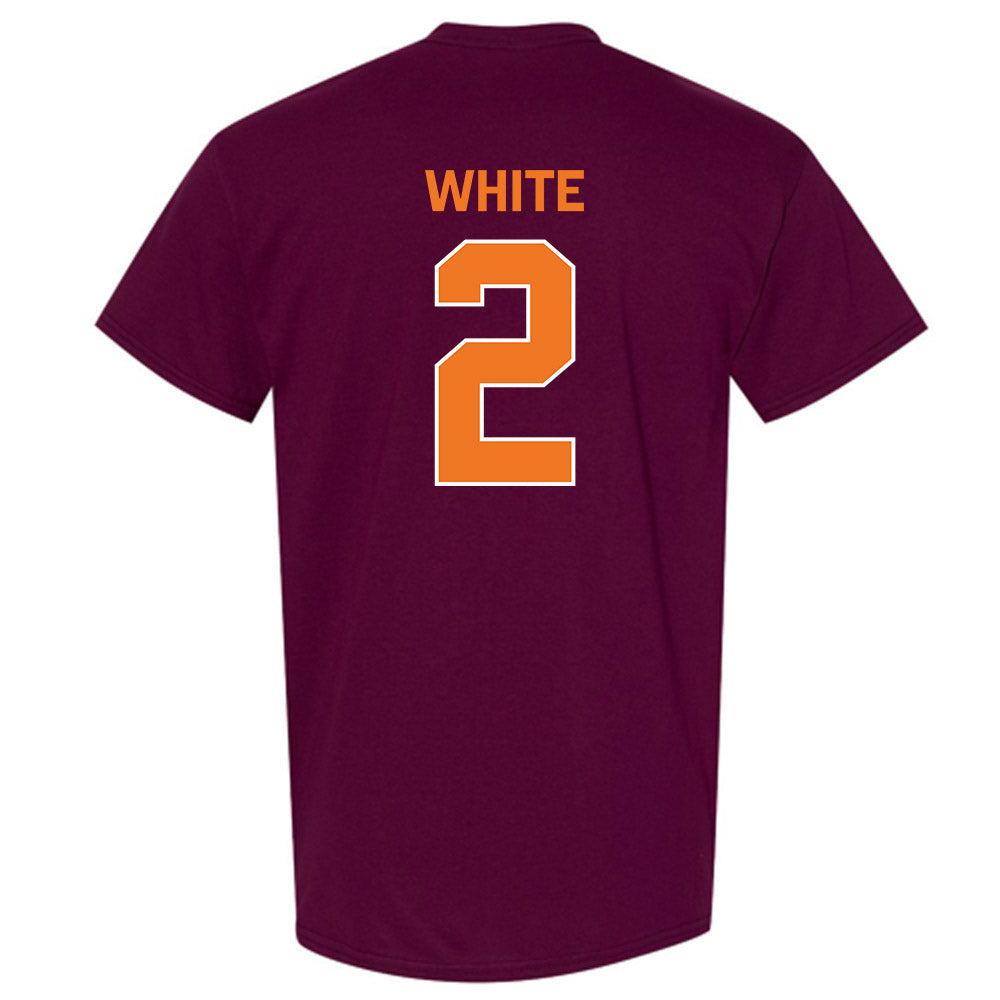 Virginia Tech - NCAA Football : Jaquez White - Classic Shersey T-Shirt-3