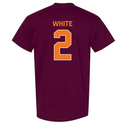Virginia Tech - NCAA Football : Jaquez White - Classic Shersey T-Shirt-3