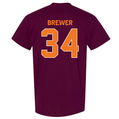 Virginia Tech - NCAA Women's Lacrosse : Jane Brewer - Classic Shersey T-Shirt-1