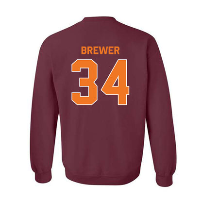 Virginia Tech - NCAA Women's Lacrosse : Jane Brewer - Classic Shersey Crewneck Sweatshirt-1