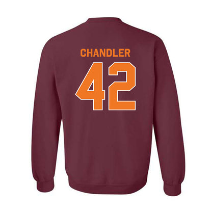 Virginia Tech - NCAA Baseball : Aimon Chandler - Classic Shersey Crewneck Sweatshirt-1