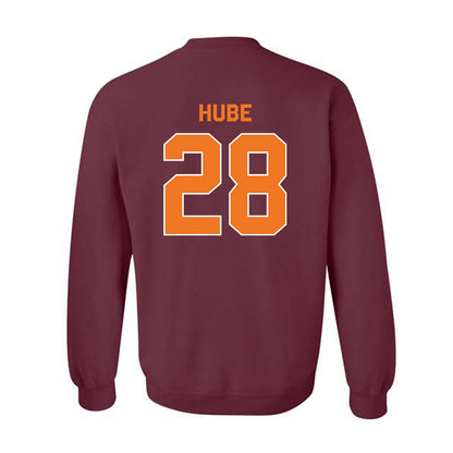 Virginia Tech - NCAA Football : Drew Hube - Classic Shersey Crewneck Sweatshirt-1