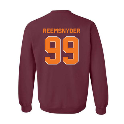 Virginia Tech - NCAA Football : Cole Reemsnyder - Classic Shersey Crewneck Sweatshirt-1