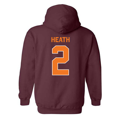 Virginia Tech - NCAA Football : Takye Heath - Classic Shersey Hooded Sweatshirt-3