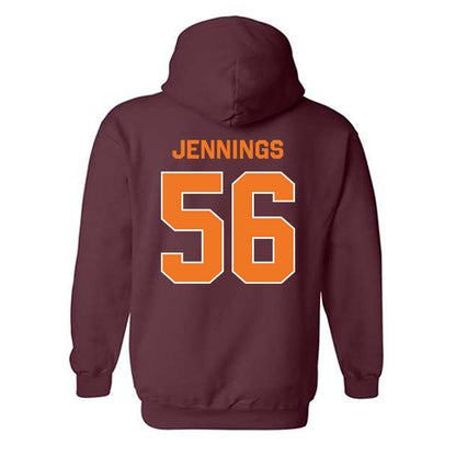 Virginia Tech - NCAA Football : Daniel Jennings - Classic Shersey Hooded Sweatshirt-3
