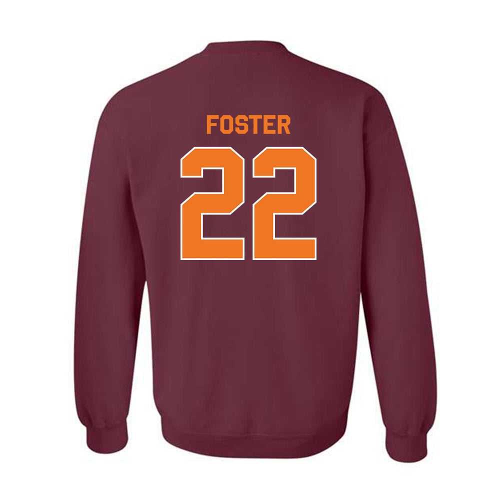 Virginia Tech - NCAA Softball : Addison Foster - Classic Shersey Crewneck Sweatshirt-1