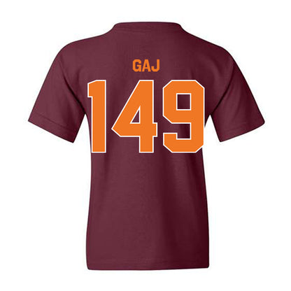 Virginia Tech - NCAA Wrestling : Collin Gaj - Classic Shersey Youth T-Shirt-1