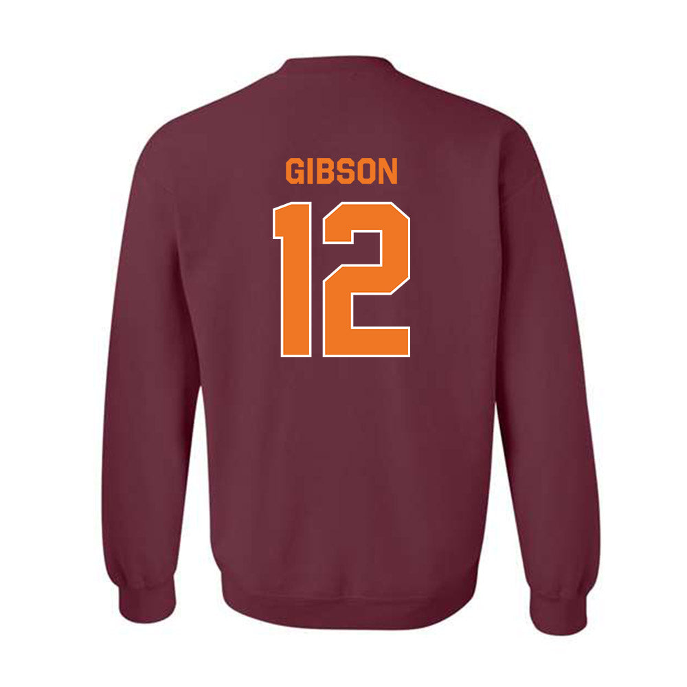 Virginia Tech - NCAA Baseball : Ethan Gibson - Classic Shersey Crewneck Sweatshirt-1