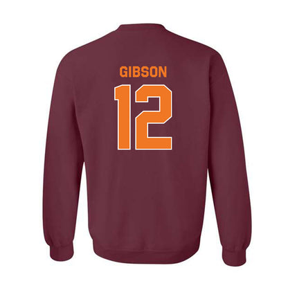 Virginia Tech - NCAA Baseball : Ethan Gibson - Classic Shersey Crewneck Sweatshirt-1