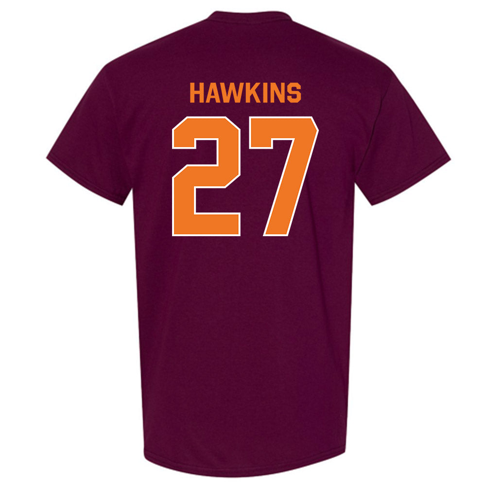 Virginia Tech - NCAA Football : Marcellous Hawkins - Classic Shersey T-Shirt-3