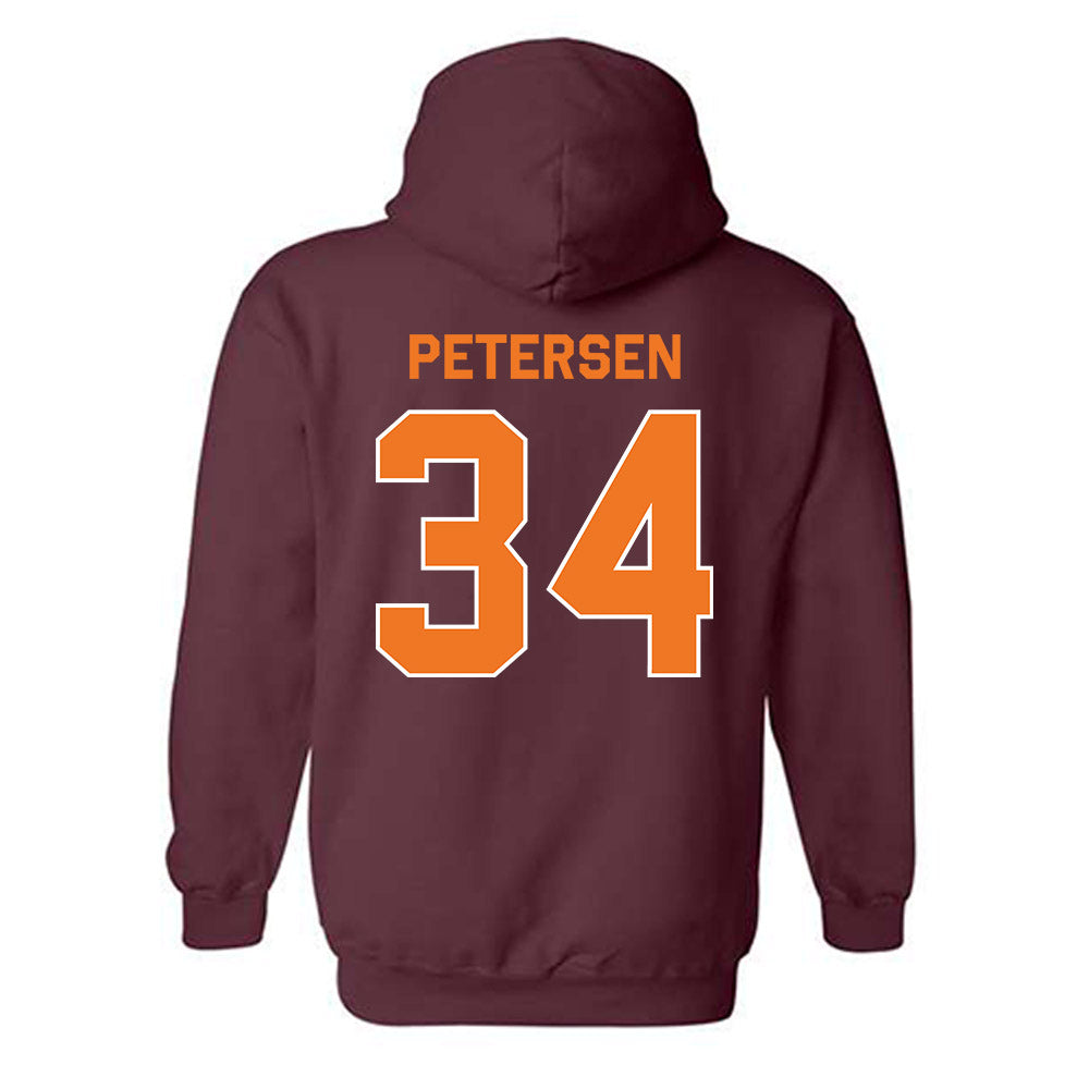 Virginia Tech - NCAA Women's Basketball : Kayl Petersen - Classic Shersey Hooded Sweatshirt-1