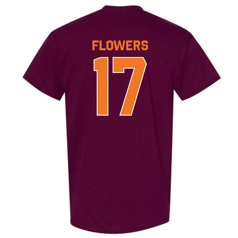 Virginia Tech - NCAA Football : Tyson Flowers - Classic Shersey T-Shirt-1