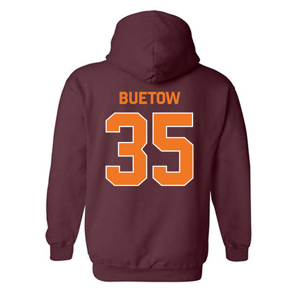 Virginia Tech - NCAA Football : John Buetow - Classic Shersey Hooded Sweatshirt-3