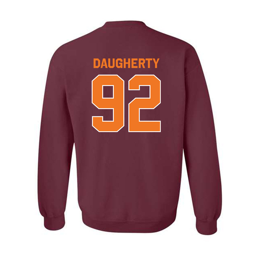 Virginia Tech - NCAA Football : Aiden Daugherty - Classic Shersey Crewneck Sweatshirt-3
