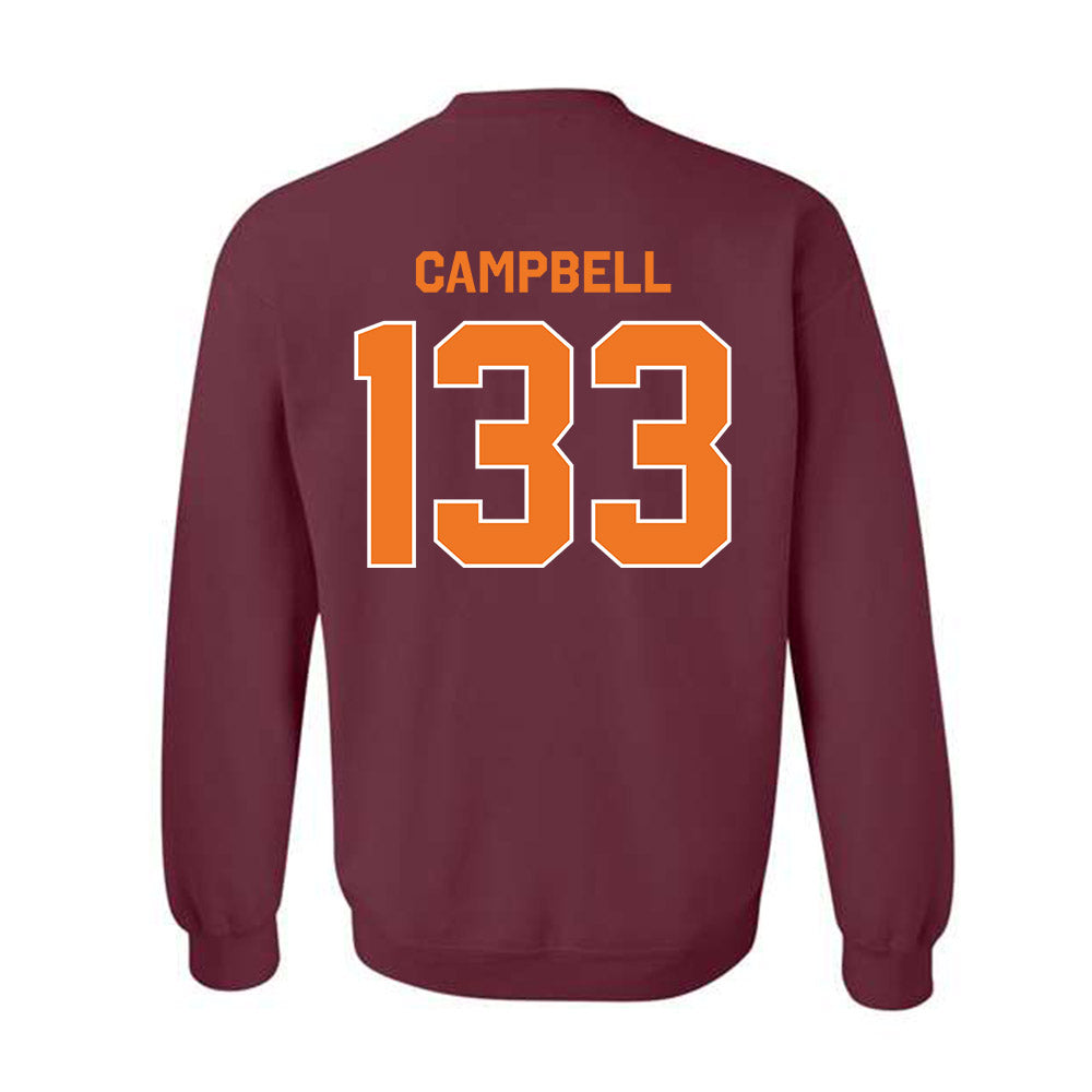 Virginia Tech - NCAA Wrestling : Dillon Campbell - Classic Shersey Crewneck Sweatshirt-1
