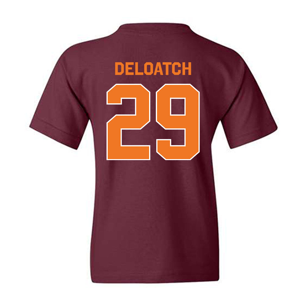 Virginia Tech - NCAA Football : Jahmari DeLoatch - Classic Shersey Youth T-Shirt-1