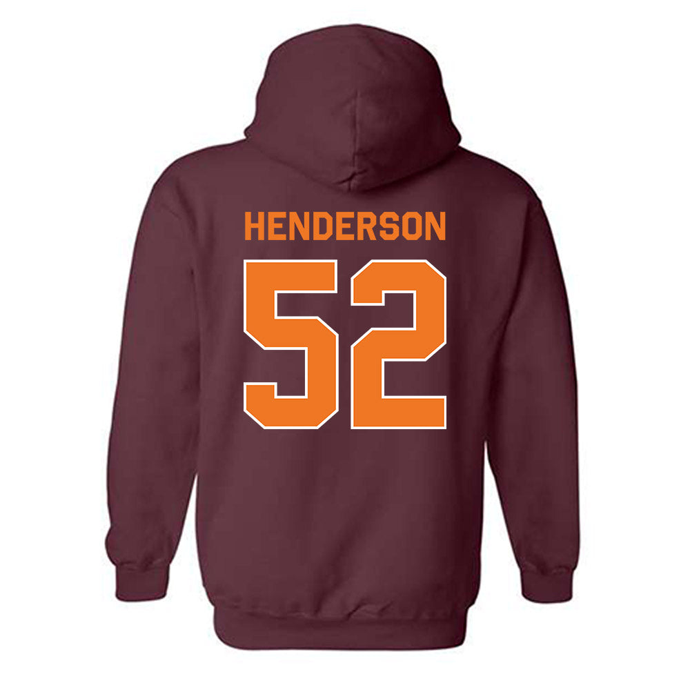 Virginia Tech - NCAA Football : Sherrod Henderson - Classic Shersey Hooded Sweatshirt-3