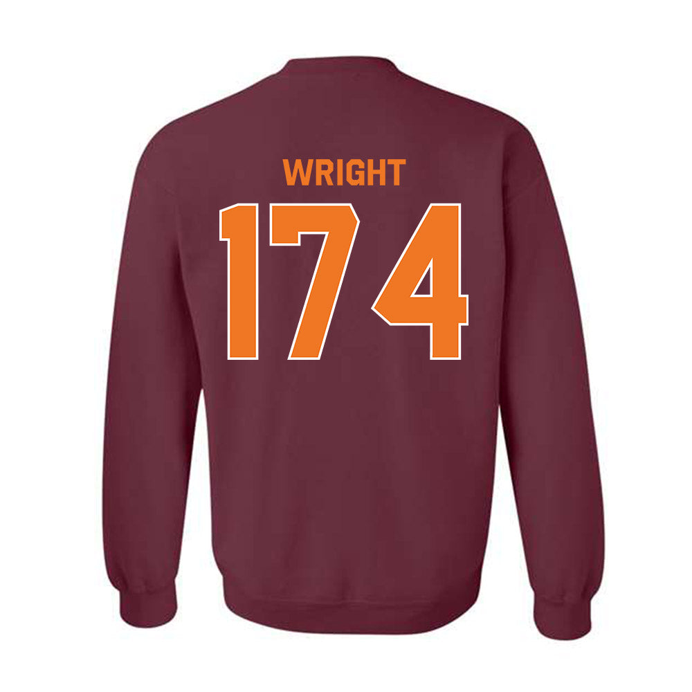 Virginia Tech - NCAA Wrestling : Gage Wright - Classic Shersey Crewneck Sweatshirt-1