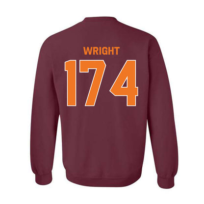 Virginia Tech - NCAA Wrestling : Gage Wright - Classic Shersey Crewneck Sweatshirt-1