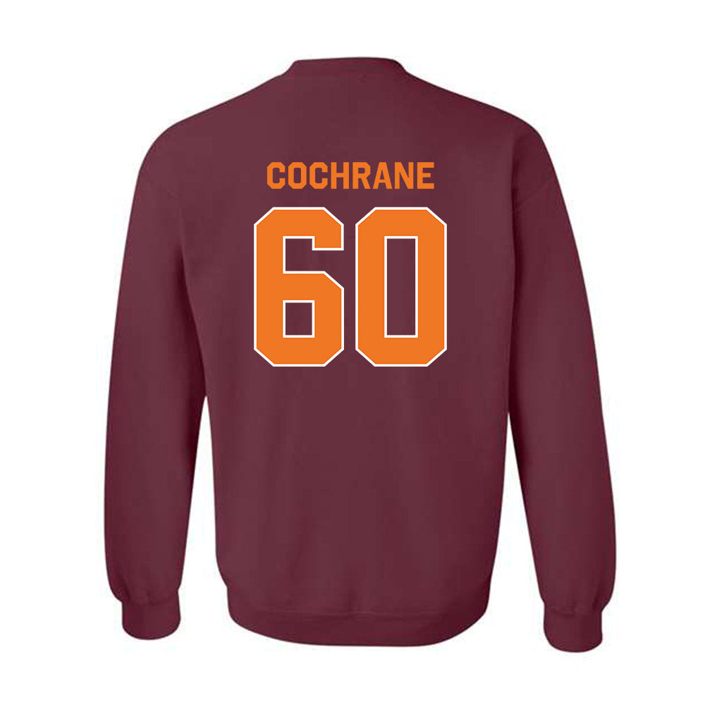 Virginia Tech - NCAA Football : Maddox Cochrane - Classic Shersey Crewneck Sweatshirt-3