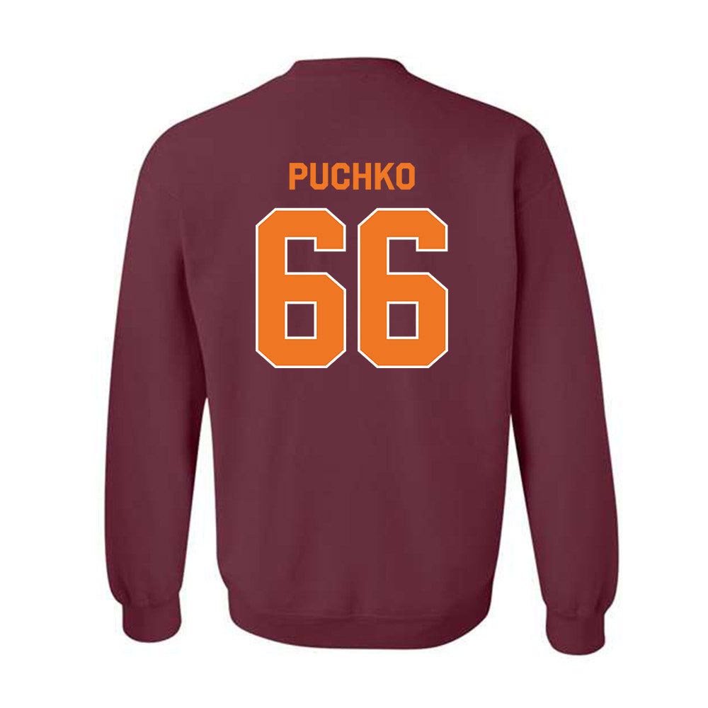 Virginia Tech - NCAA Men's Track & Field : Uladzislau Puchko - Classic Shersey Crewneck Sweatshirt-1