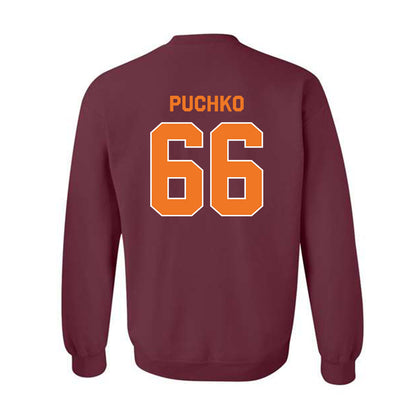 Virginia Tech - NCAA Men's Track & Field : Uladzislau Puchko - Classic Shersey Crewneck Sweatshirt-1