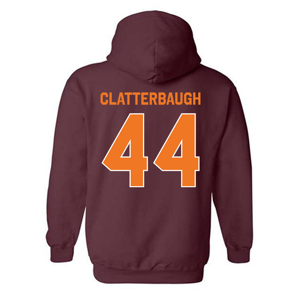 Virginia Tech - NCAA Football : Brett Clatterbaugh - Classic Shersey Hooded Sweatshirt-3