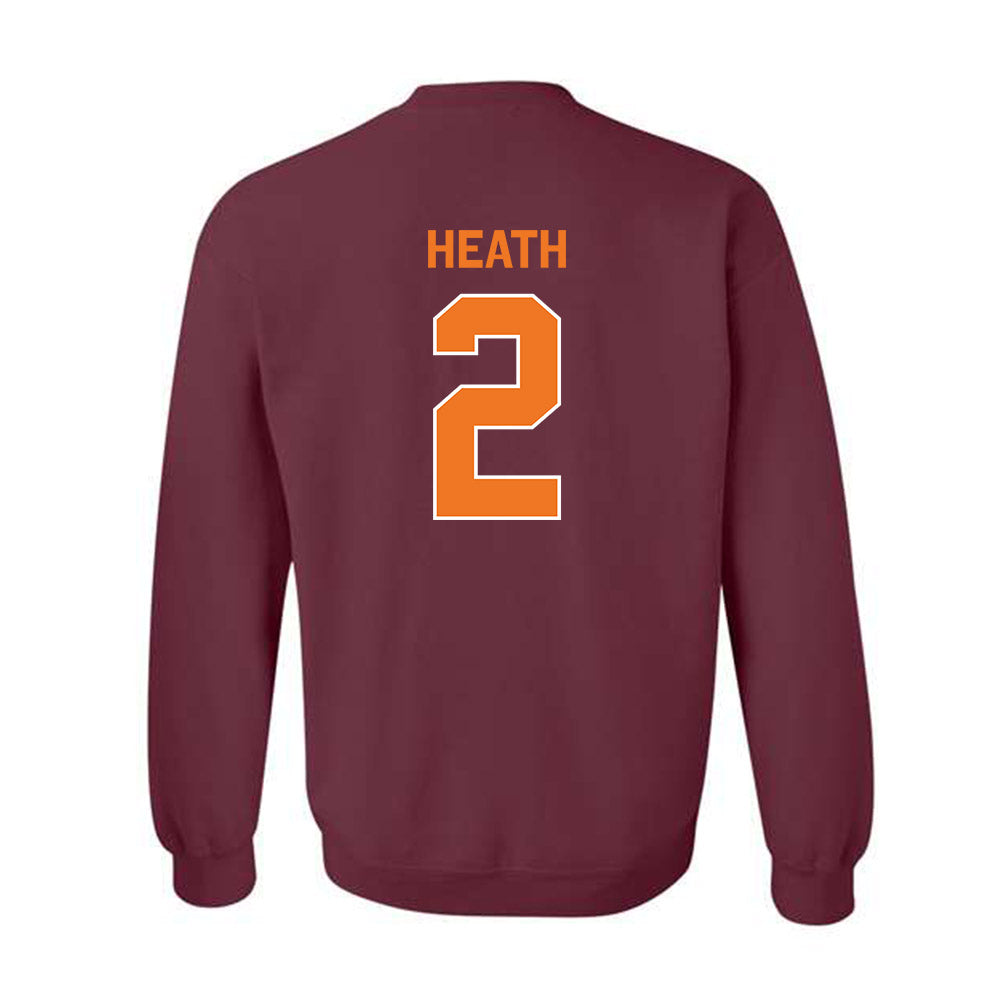 Virginia Tech - NCAA Football : Takye Heath - Classic Shersey Crewneck Sweatshirt-3