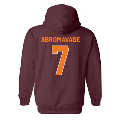 Virginia Tech - NCAA Softball : Nora Abromavage - Classic Shersey Hooded Sweatshirt-1