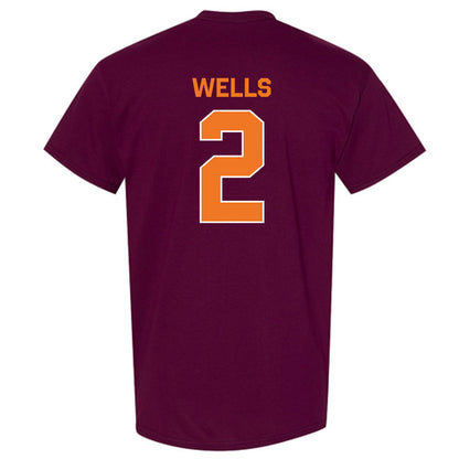 Virginia Tech - NCAA Women's Basketball : Leila Wells - Classic Shersey T-Shirt-1