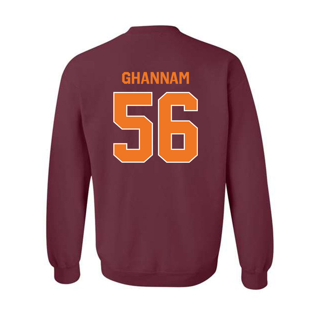 Virginia Tech - NCAA Football : Layth Ghannam - Classic Shersey Crewneck Sweatshirt-3