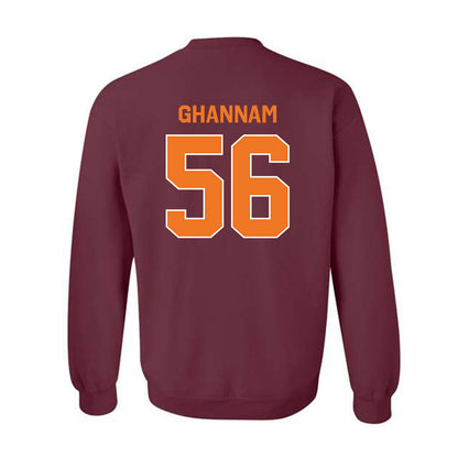Virginia Tech - NCAA Football : Layth Ghannam - Classic Shersey Crewneck Sweatshirt-3