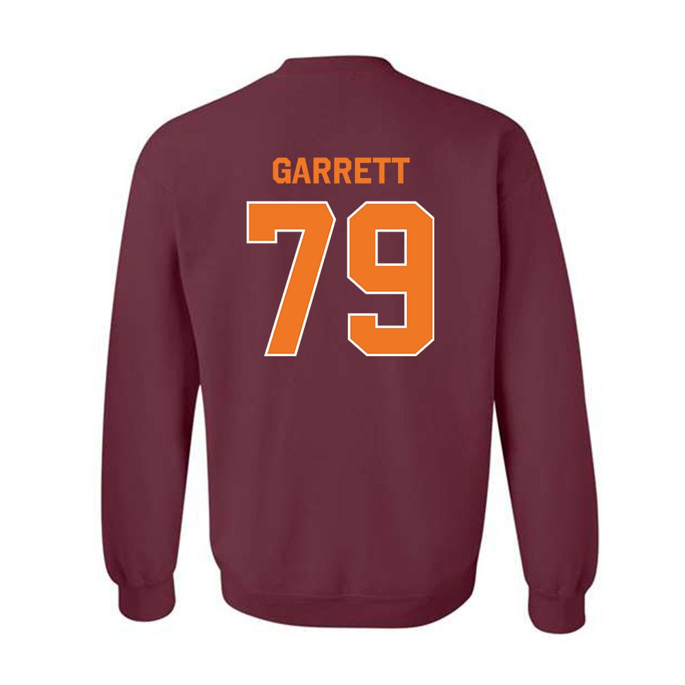 Virginia Tech - NCAA Football : Johnny Garrett - Classic Shersey Crewneck Sweatshirt-1