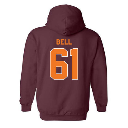 Virginia Tech - NCAA Football : Justin Bell - Classic Shersey Hooded Sweatshirt-3