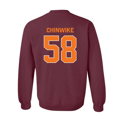 Virginia Tech - NCAA Football : Zeke Chinwike - Classic Shersey Crewneck Sweatshirt-1