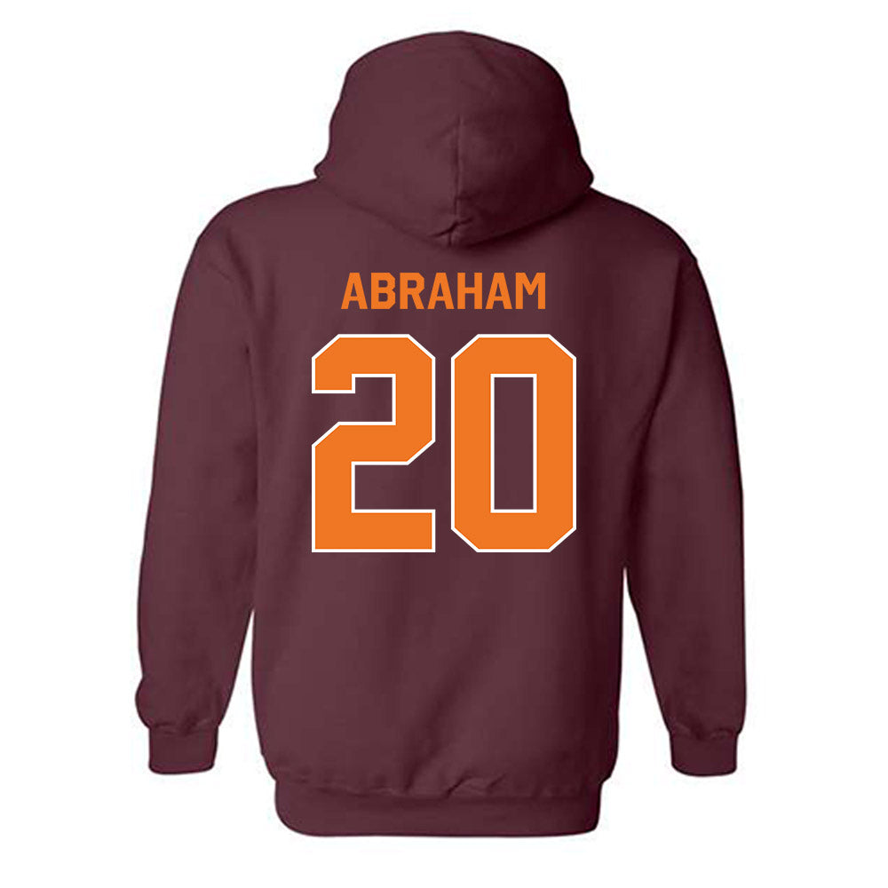 Virginia Tech - NCAA Baseball : Nic Abraham - Classic Shersey Hooded Sweatshirt-3