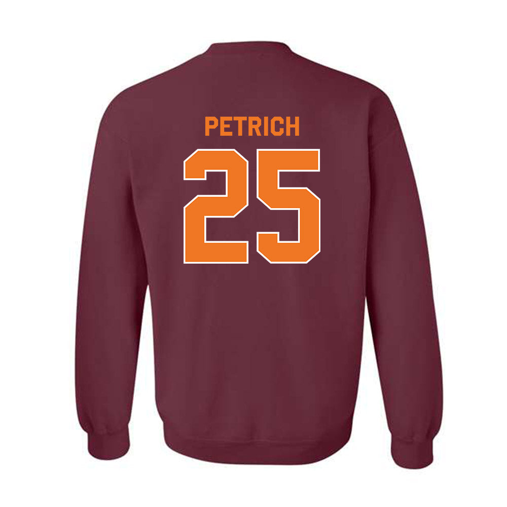 Virginia Tech - NCAA Baseball : Owen Petrich - Classic Shersey Crewneck Sweatshirt-1