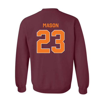Virginia Tech - NCAA Football : Tyler Mason - Classic Shersey Crewneck Sweatshirt-3