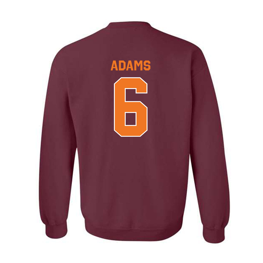 Virginia Tech - NCAA Football : Keylen Adams - Classic Shersey Crewneck Sweatshirt-3