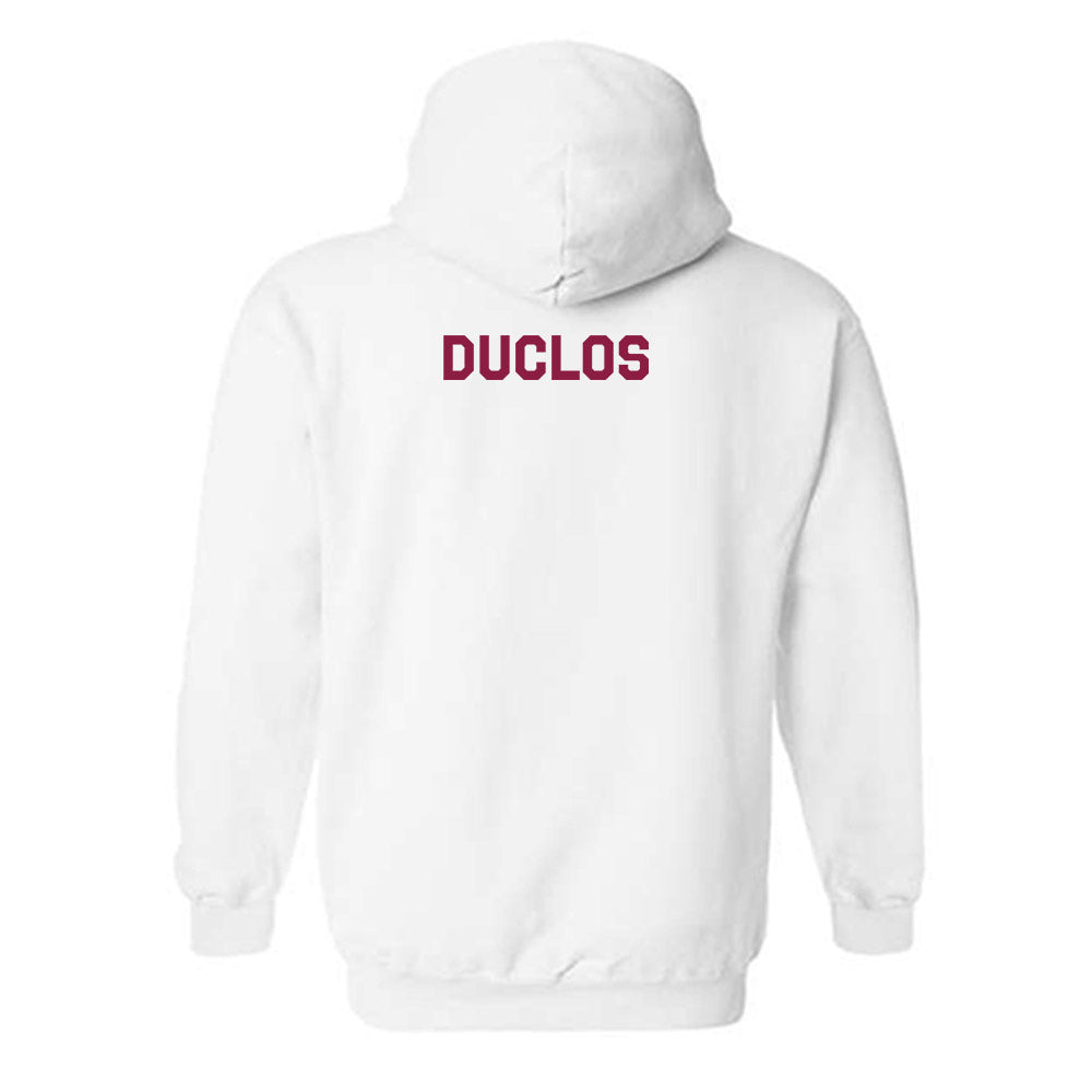 Virginia Tech - NCAA Men's Golf : Balthazar Duclos - Classic Shersey Hooded Sweatshirt-1