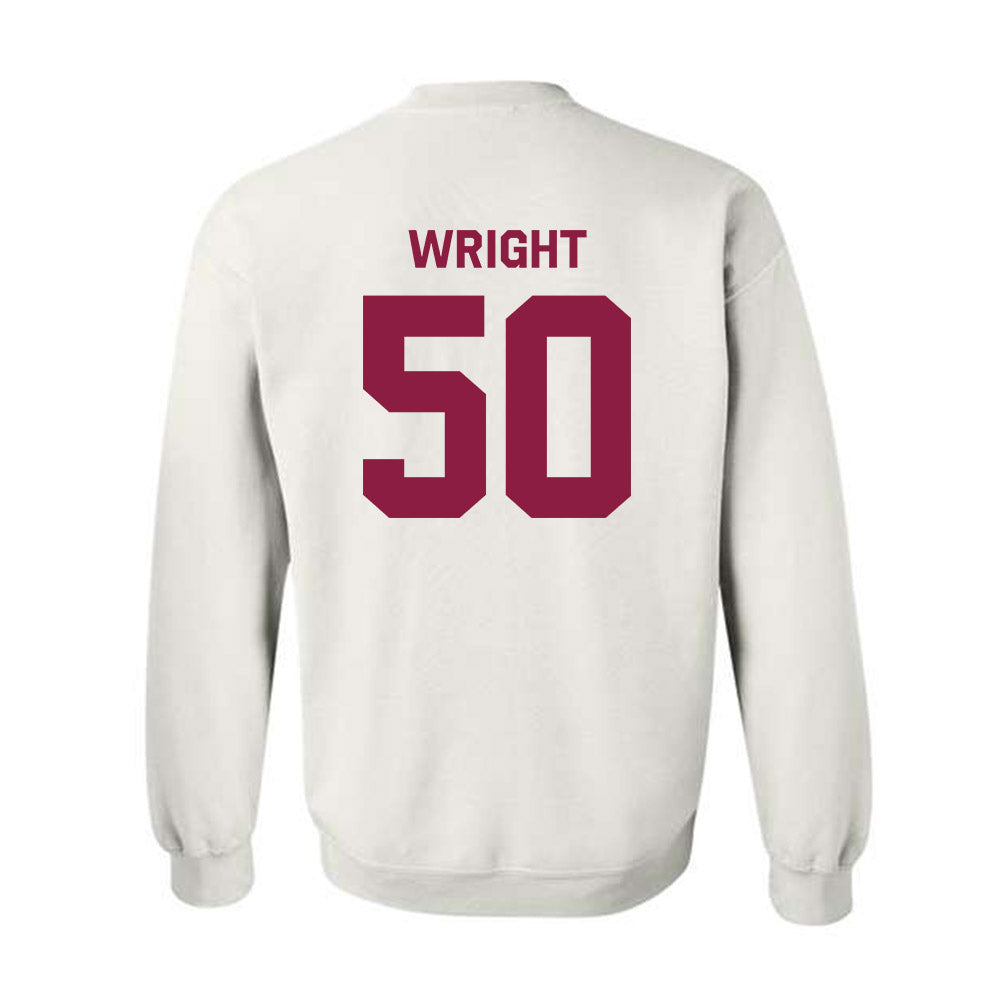 Virginia Tech - NCAA Football : Nathaniel Wright - Classic Shersey Crewneck Sweatshirt-2