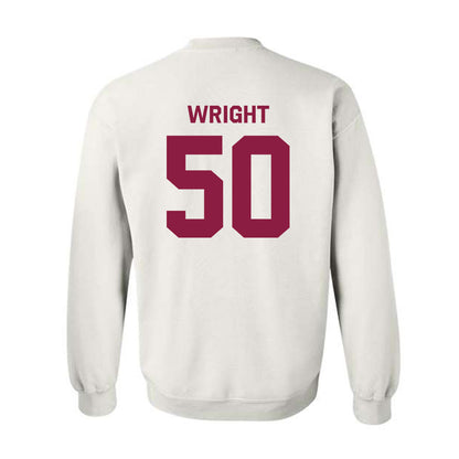 Virginia Tech - NCAA Football : Nathaniel Wright - Classic Shersey Crewneck Sweatshirt-2