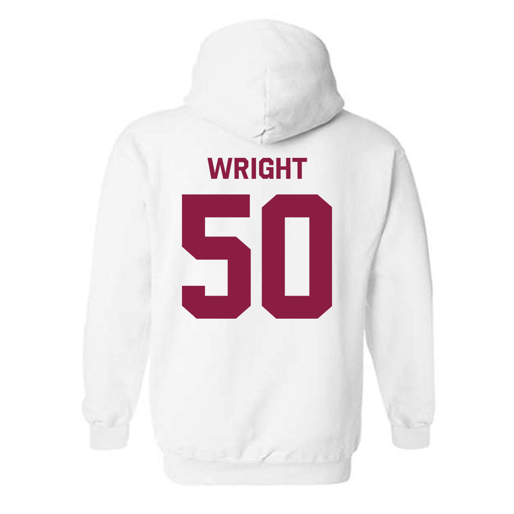 Virginia Tech - NCAA Football : Nathaniel Wright - Classic Shersey Hooded Sweatshirt-2