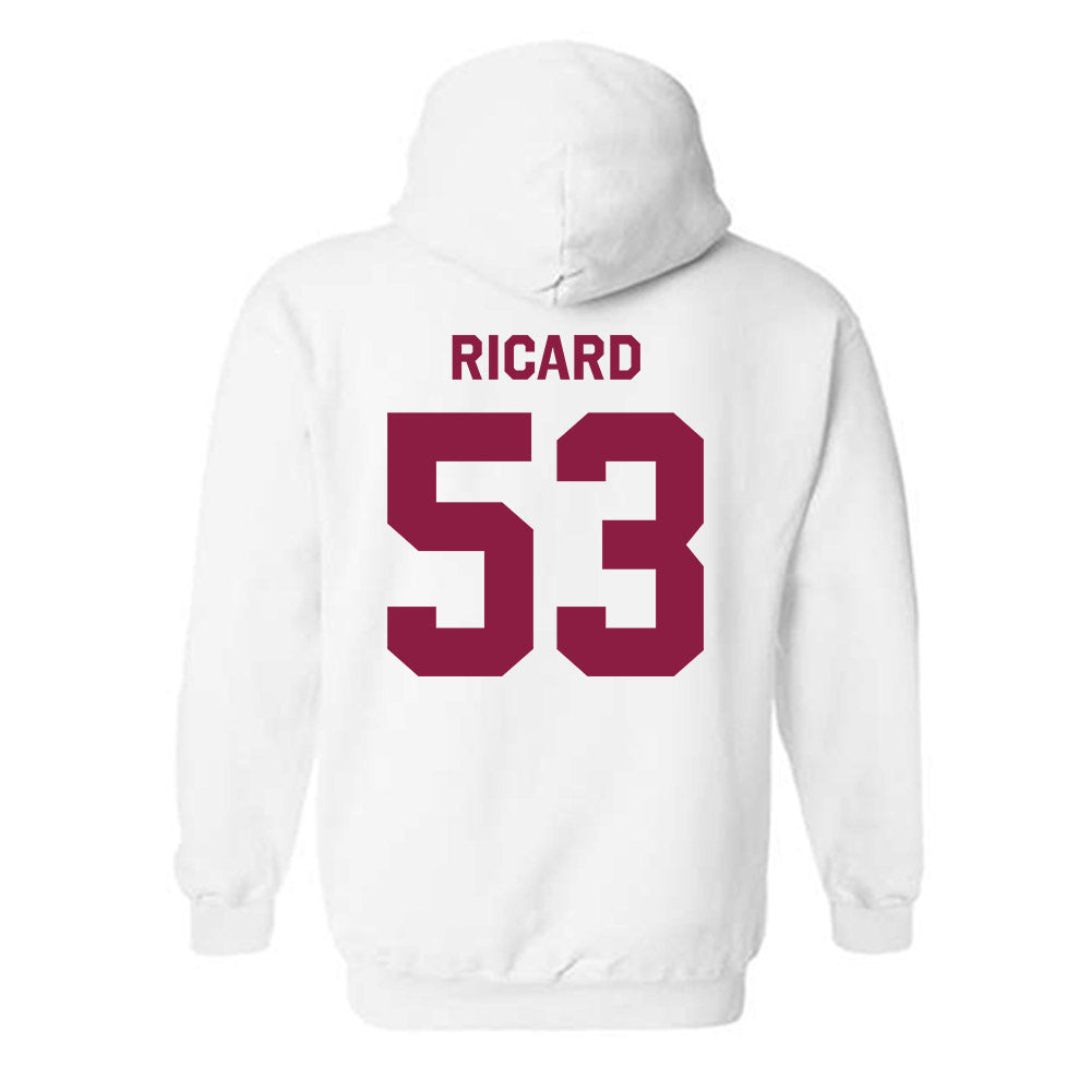 Virginia Tech - NCAA Football : Tommy Ricard - Classic Shersey Hooded Sweatshirt-1