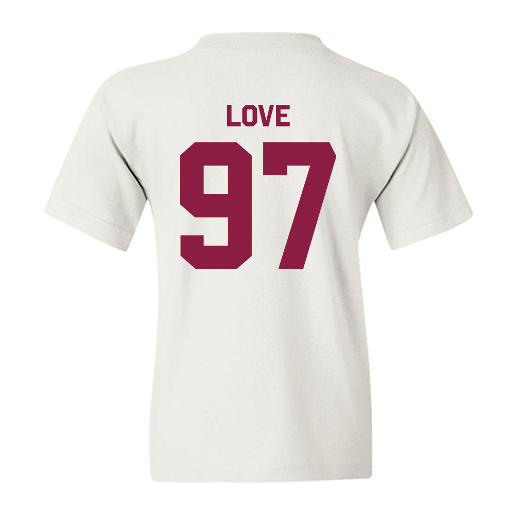 Virginia Tech - NCAA Football : John Love - Classic Shersey Youth T-Shirt-1