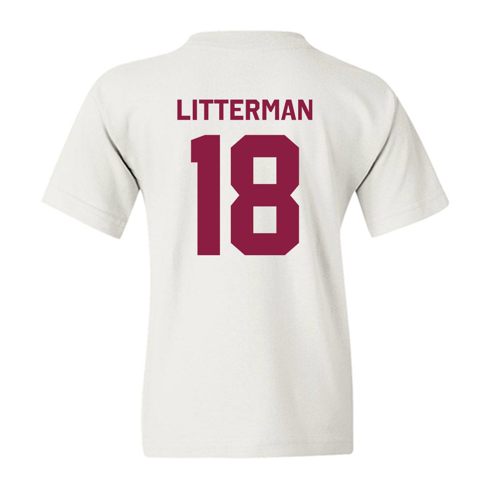 Virginia Tech - NCAA Baseball : Hudson Litterman - Classic Shersey Youth T-Shirt-1