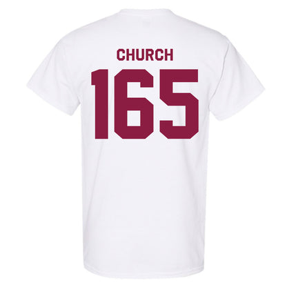 Virginia Tech - NCAA Wrestling : Mac Church - Classic Shersey T-Shirt-1